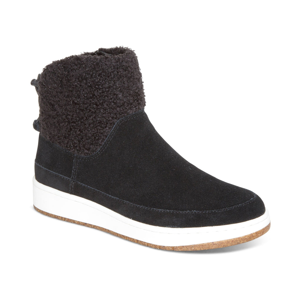 Winnie Shearling Women Boots Black - Sole Therapy