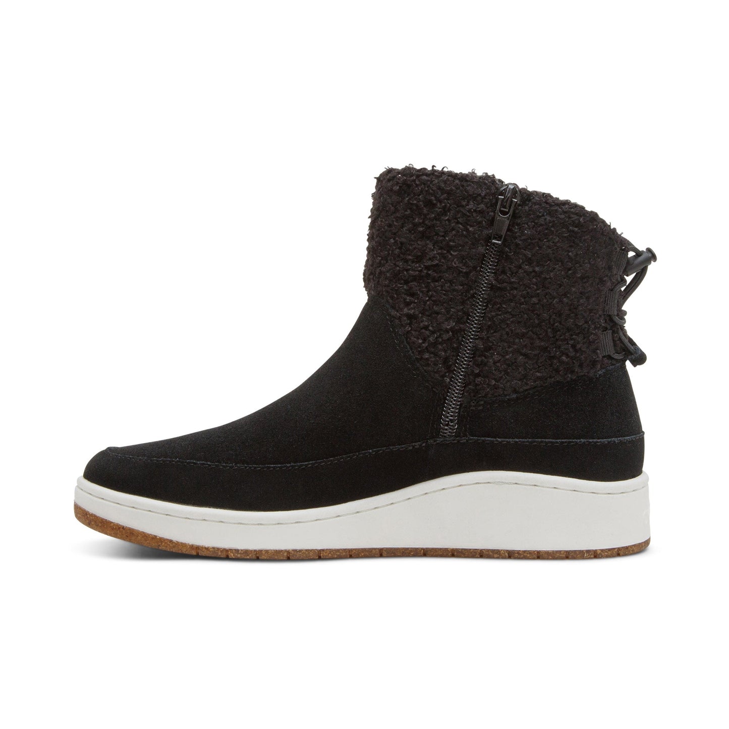 Winnie Shearling Women Boots Black - Sole Therapy