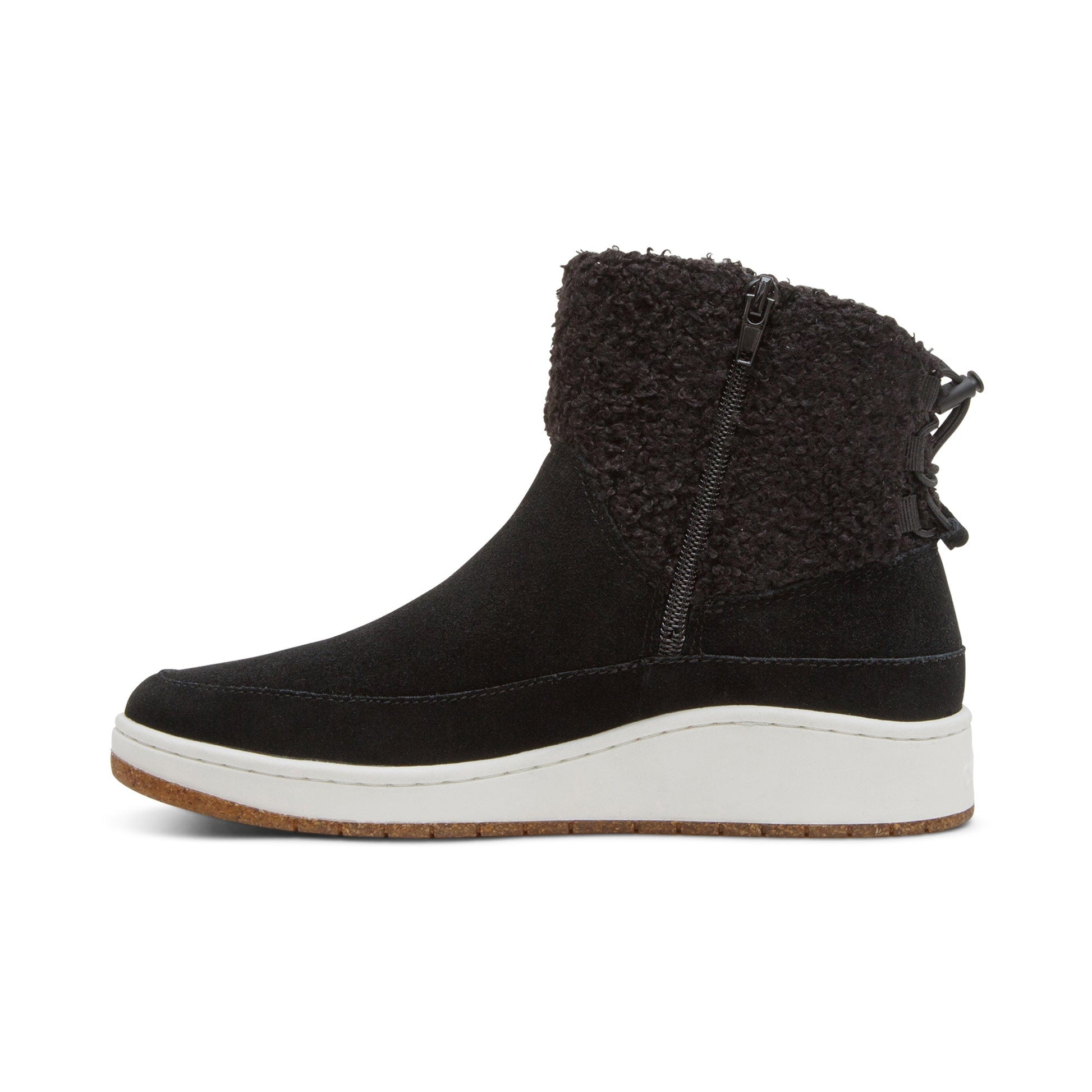 Winnie Shearling Women Boots Black - Sole Therapy